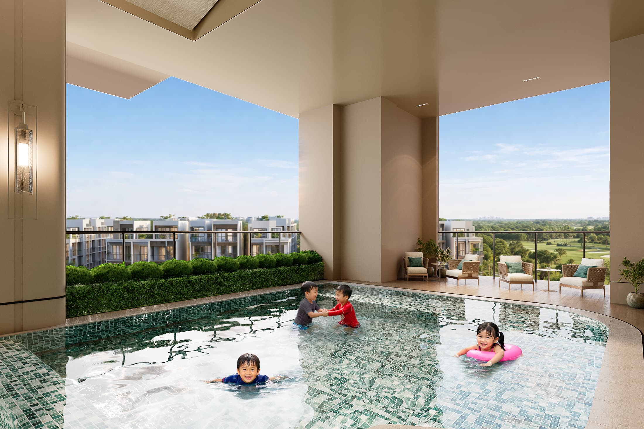Hồ bơi và khu tiện ích sức khỏe The Westique Residences
