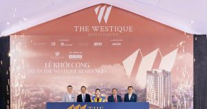 Lễ khởi công dự án The Westique Residences tại TP.HCM với sự tham gia của các đại diện chủ đầu tư VCRE và đối tác