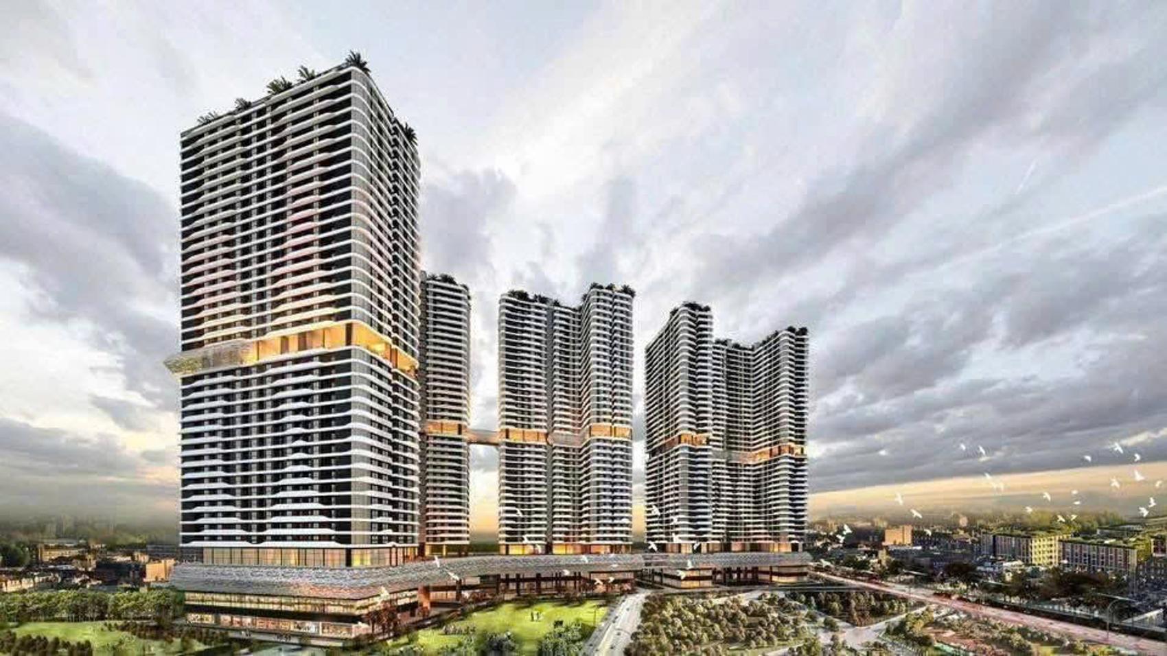 Phối cảnh các tòa tháp căn hộ dự án Norton Park tại Thuận An